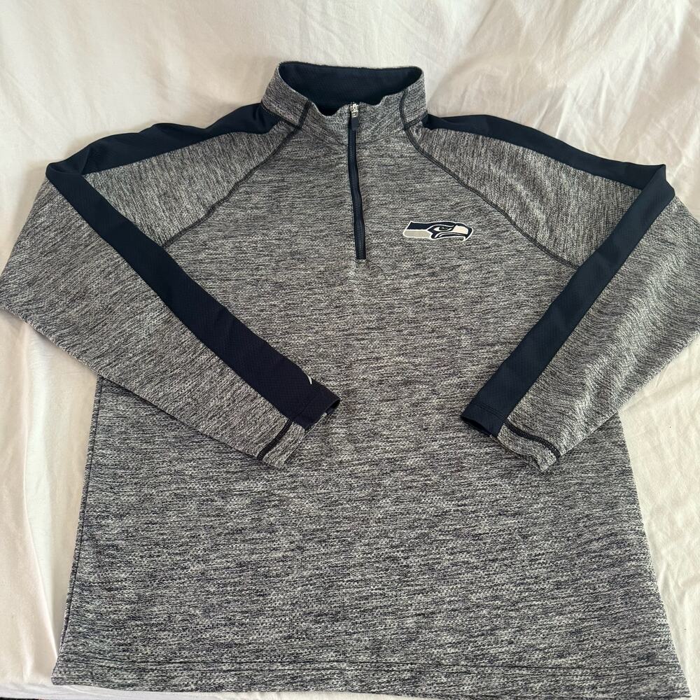 Antigua Seattle Seahawks quarter zip size medium